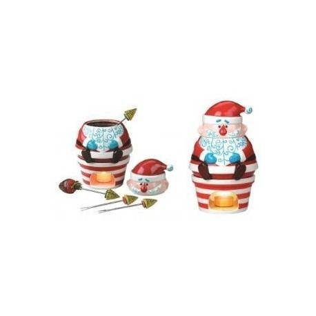 FONDUE CHOCOLATE SANTA CLAUS